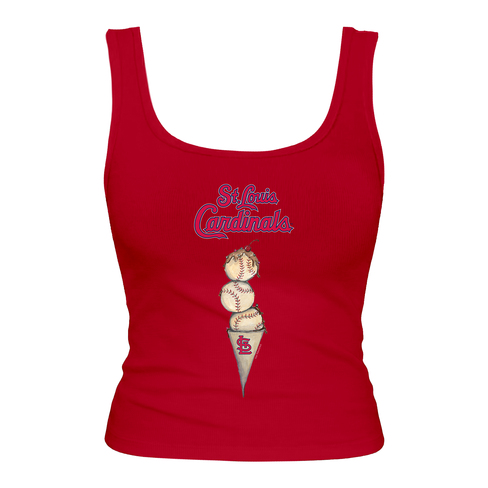 St. Louis Cardinals Triple Scoop Emmy Tank