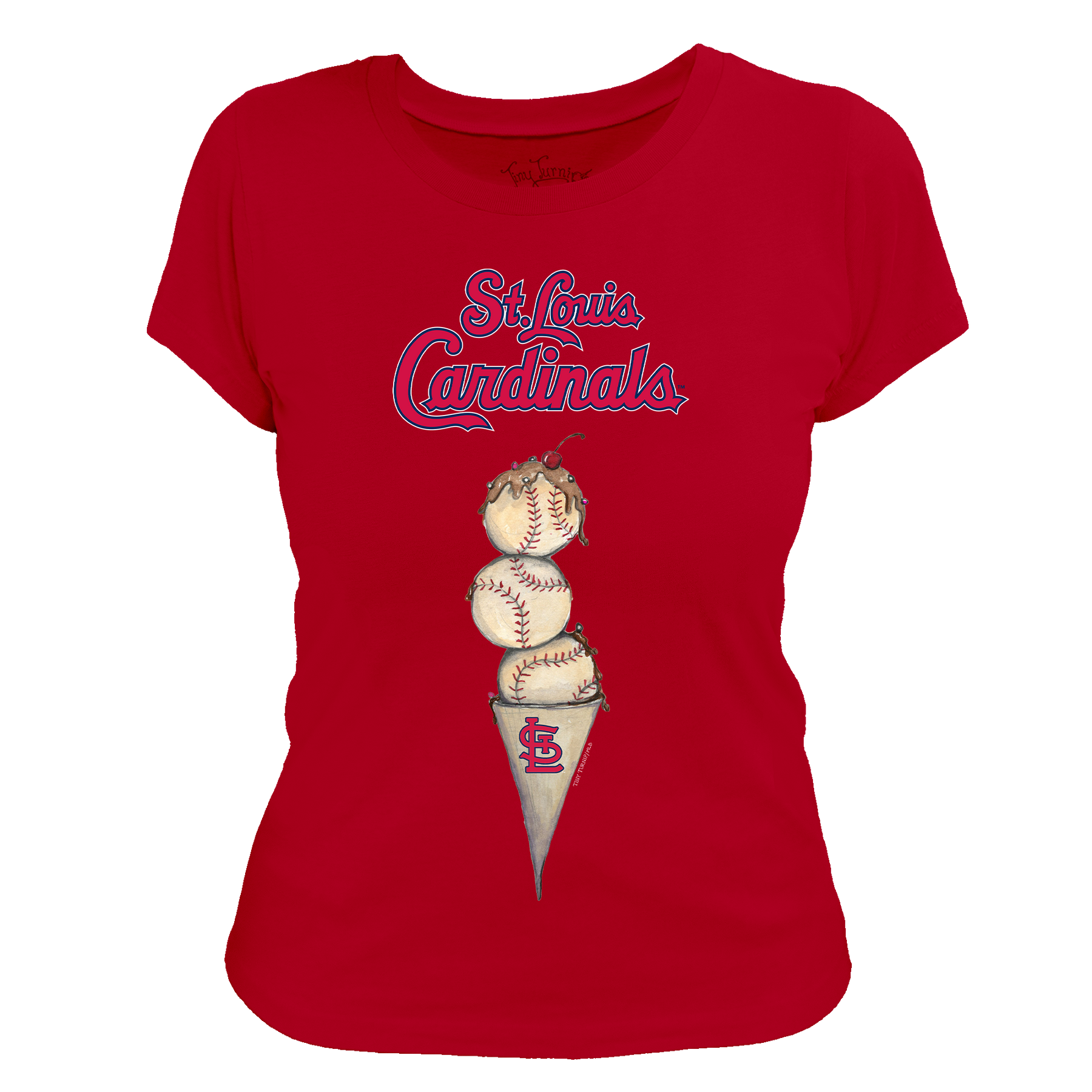 St. Louis Cardinals Triple Scoop Women's Tee Shirt