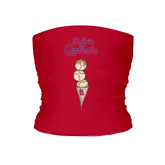 St. Louis Cardinals Triple Scoop Tube Top - Tiny Turnip