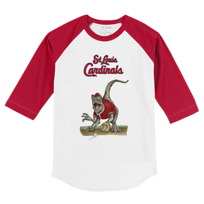 St. Louis Cardinals Velociraptor 3/4 Red Sleeve Raglan