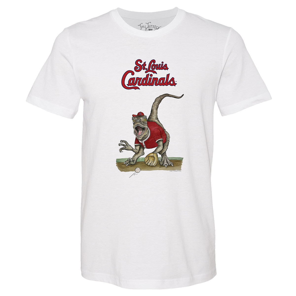 St. Louis Cardinals Velociraptor Tee Shirt