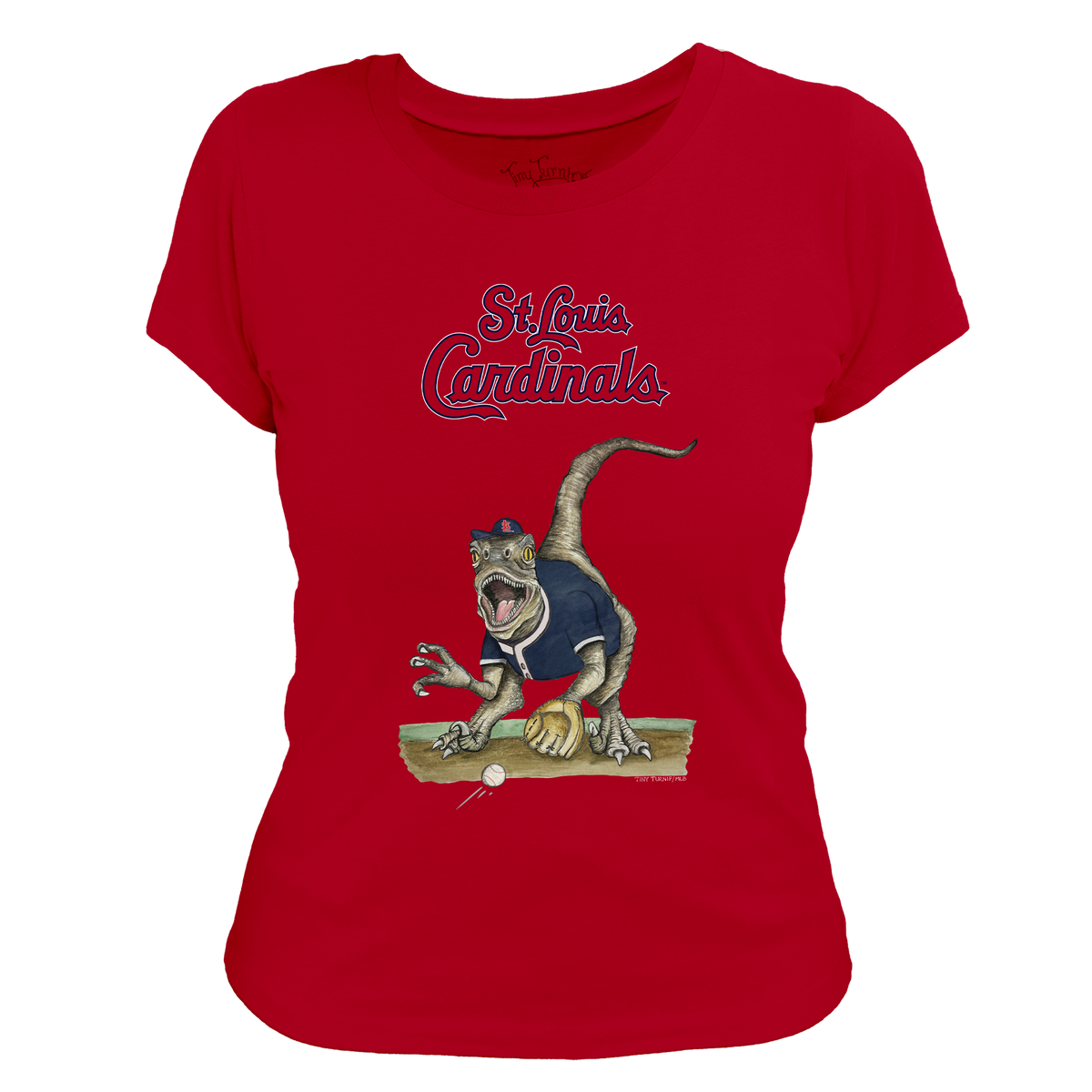 St. Louis Cardinals Velociraptor Tee Shirt