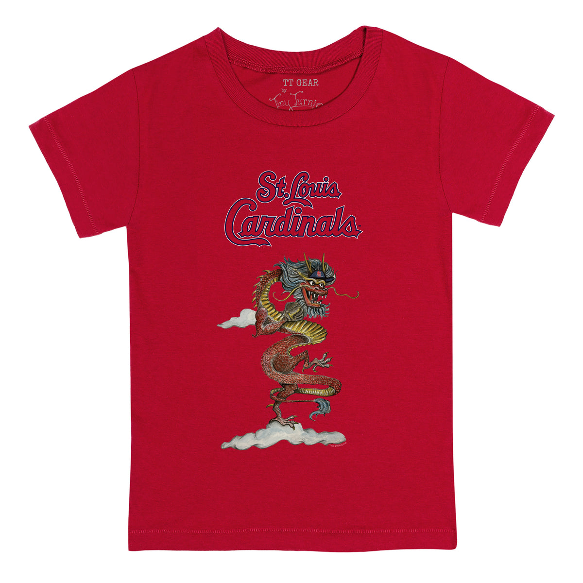 Lids St. Louis Cardinals Tiny Turnip Youth Heart Banner T-Shirt