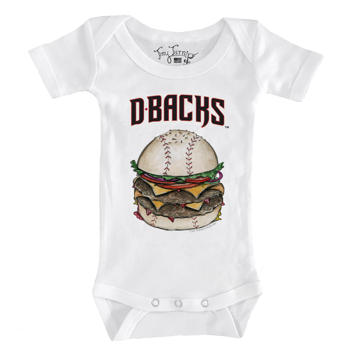 Arizona Diamondbacks Burger Short Sleeve Snapper