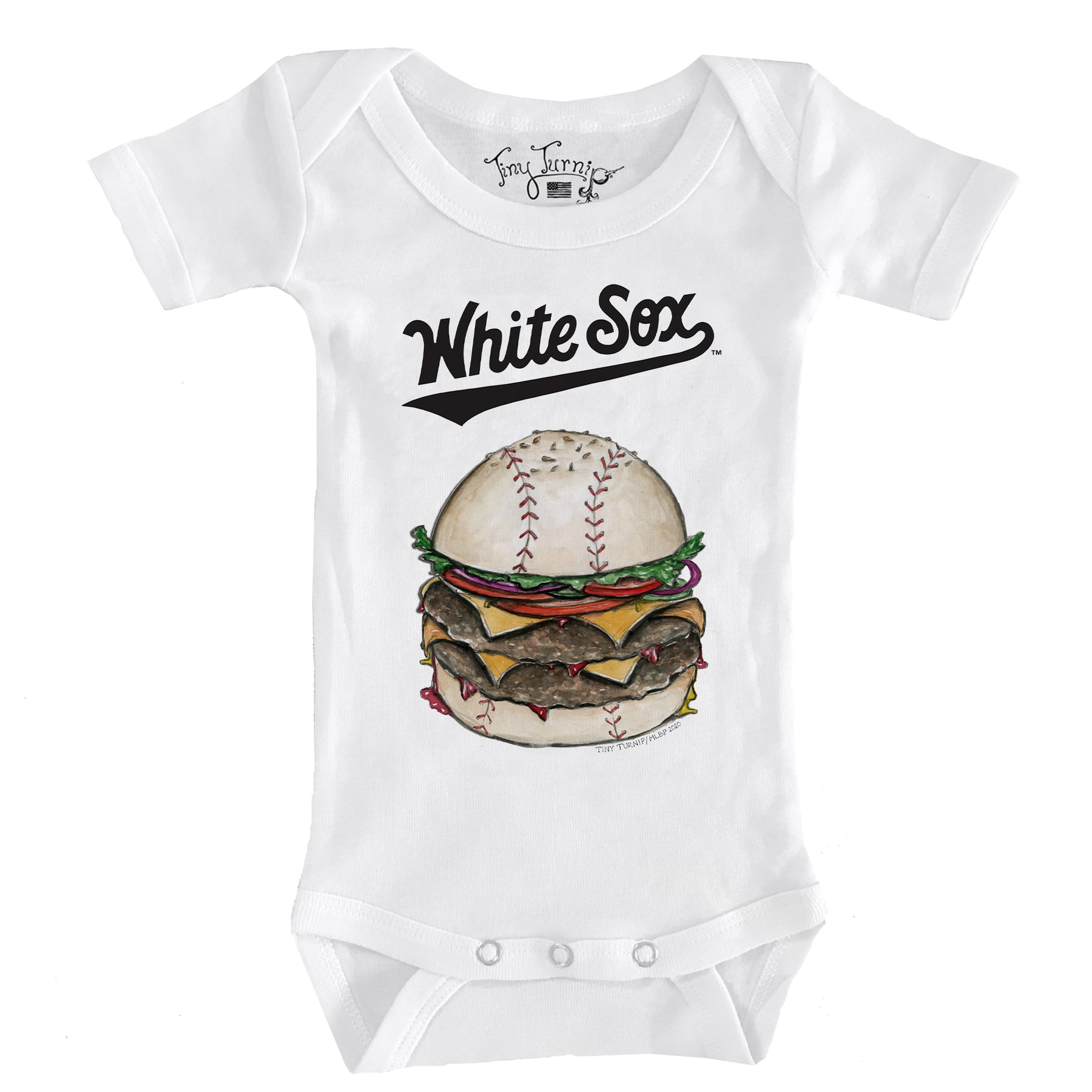 Chicago White Sox Burger Short Sleeve Snapper