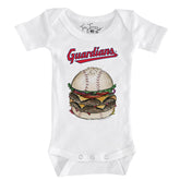 Cleveland Guardians Burger Short Sleeve Snapper - Tiny Turnip