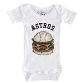 Houston Astros Burger Short Sleeve Snapper - Tiny Turnip