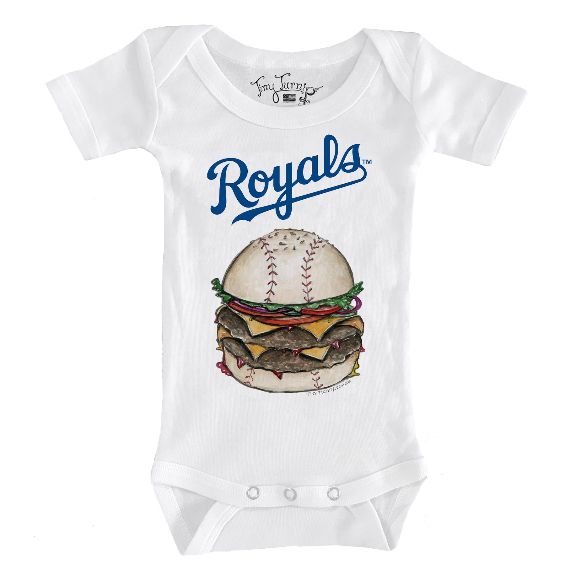 Kansas City Royals Burger Short Sleeve Snapper