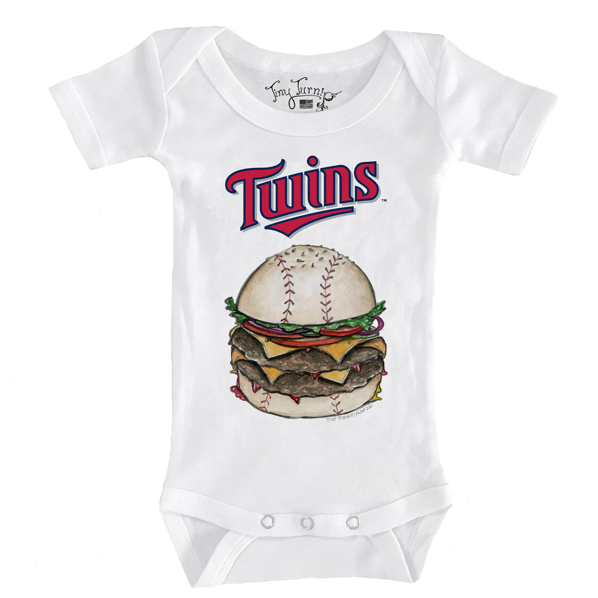 Minnesota Twins Burger Short Sleeve Snapper