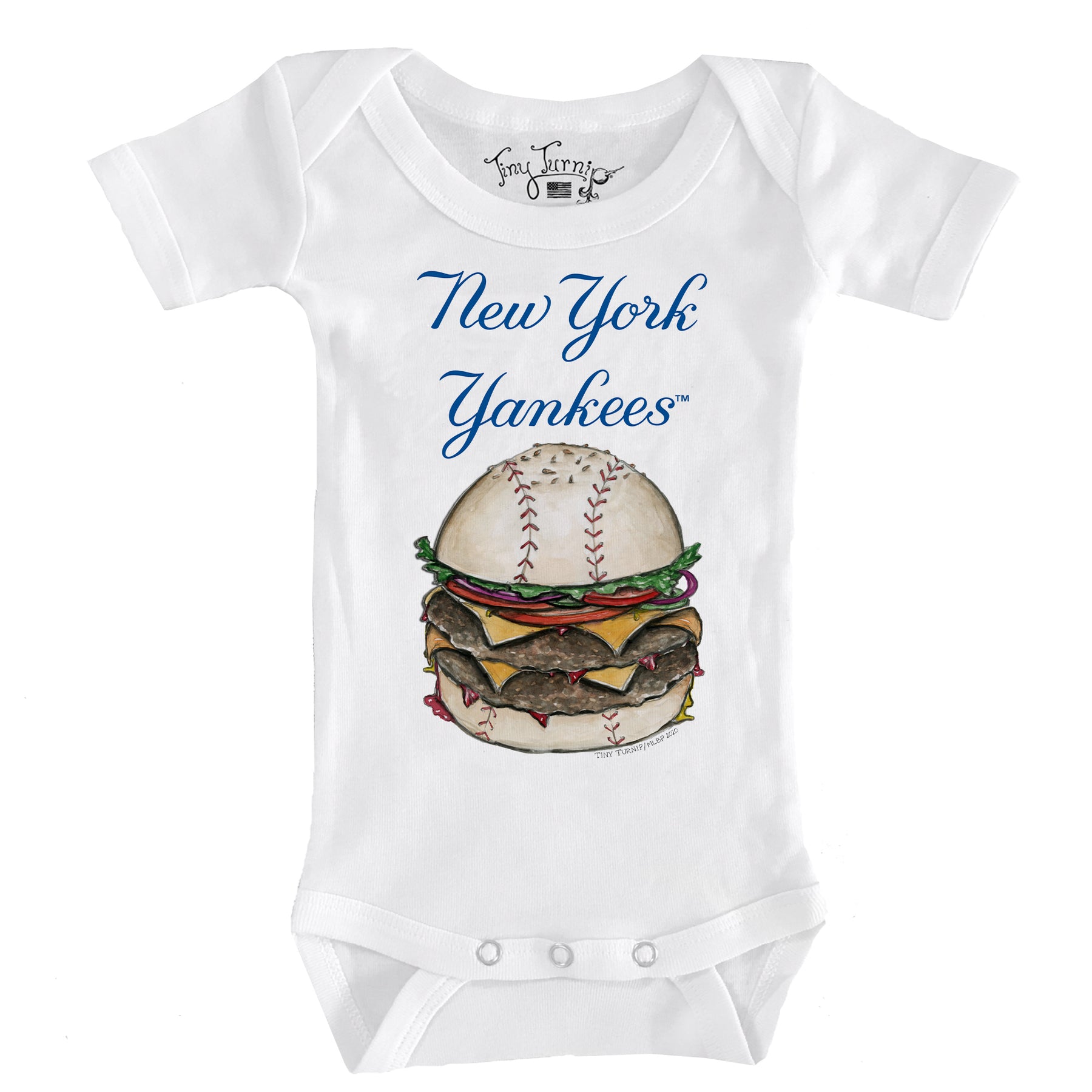 New York Yankees Burger Short Sleeve Snapper