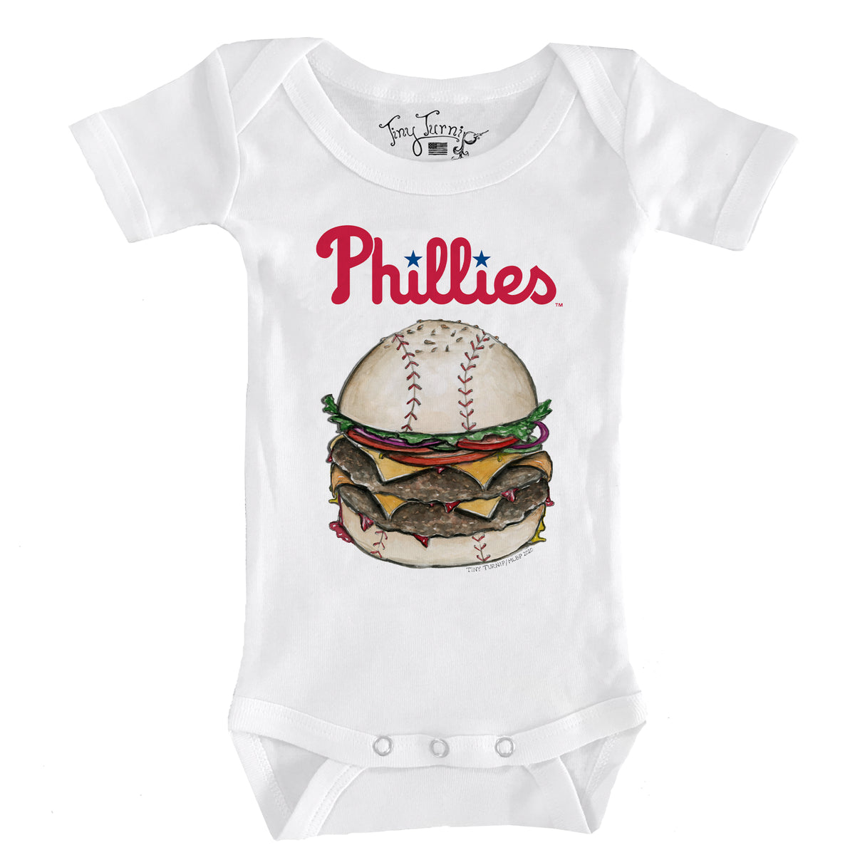 Philadelphia Phillies Burger Short Sleeve Snapper