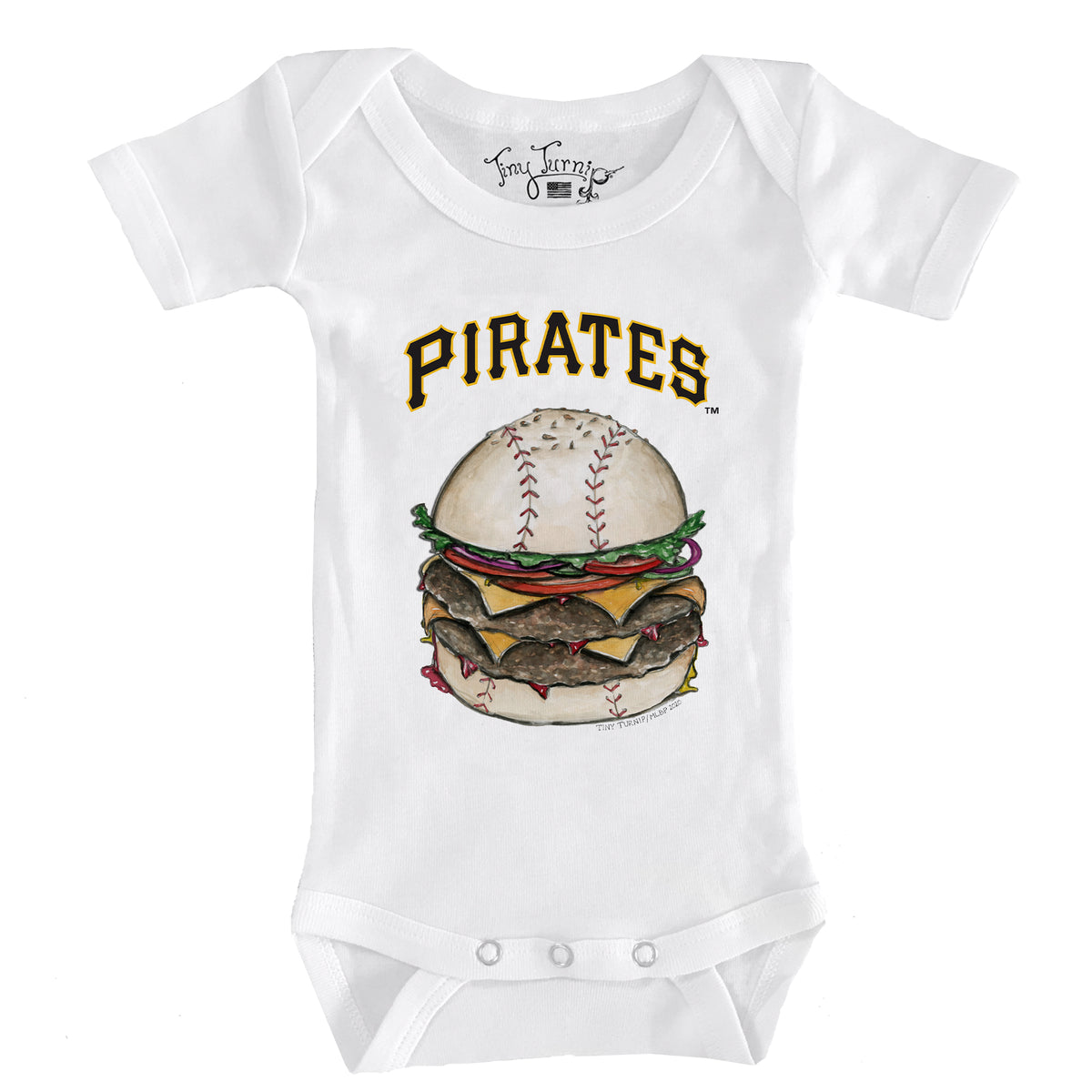 Pittsburgh Pirates Burger Short Sleeve Snapper