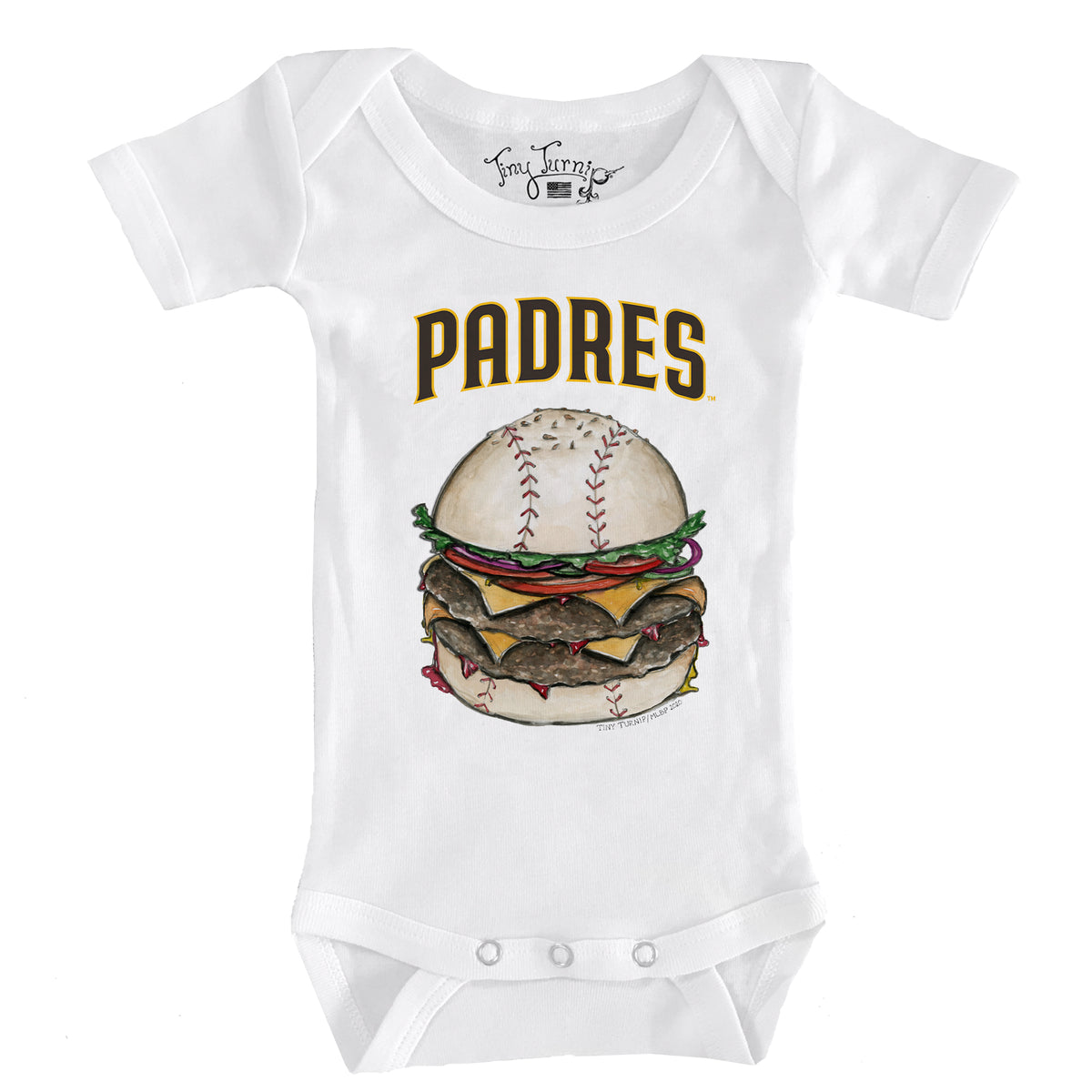 San Diego Padres Burger Short Sleeve Snapper