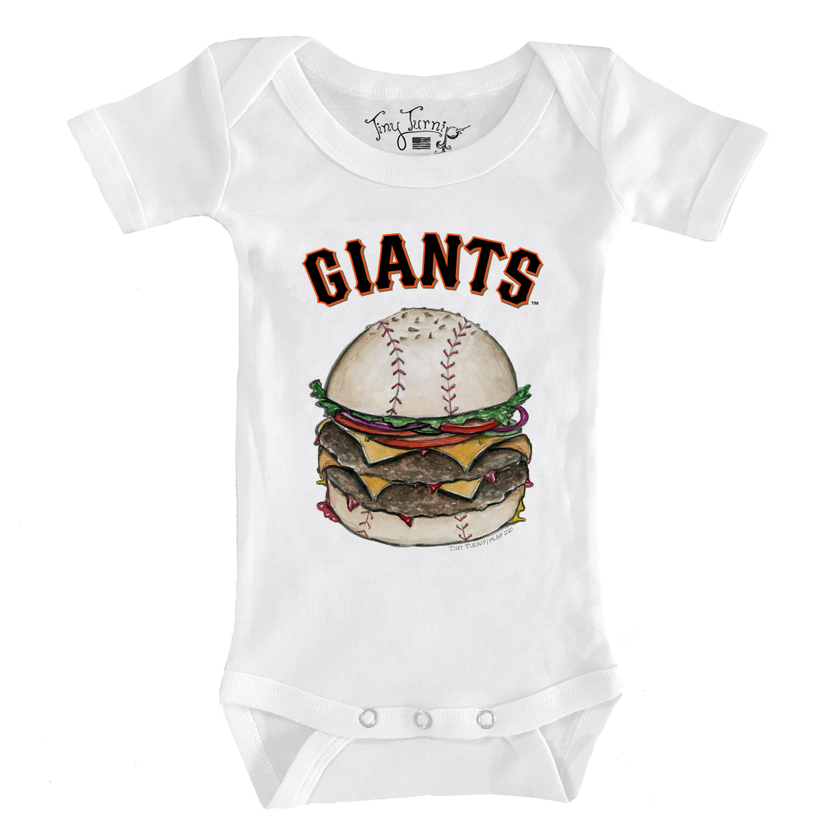 San Francisco Giants Burger Short Sleeve Snapper