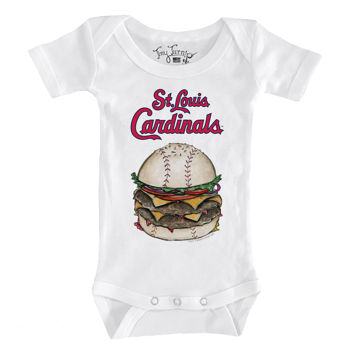 St. Louis Cardinals Burger Short Sleeve Snapper