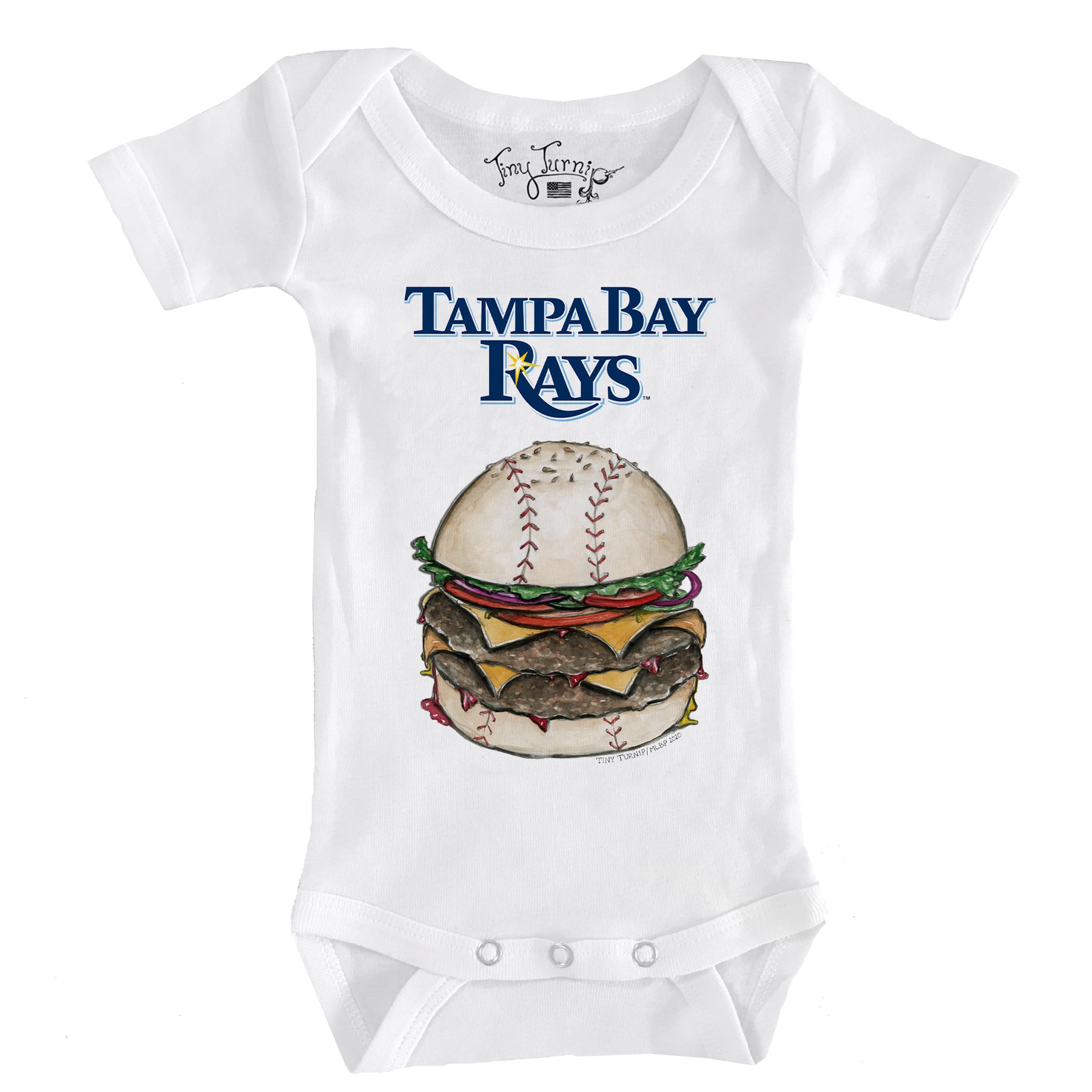 Tampa Bay Rays Burger Short Sleeve Snapper