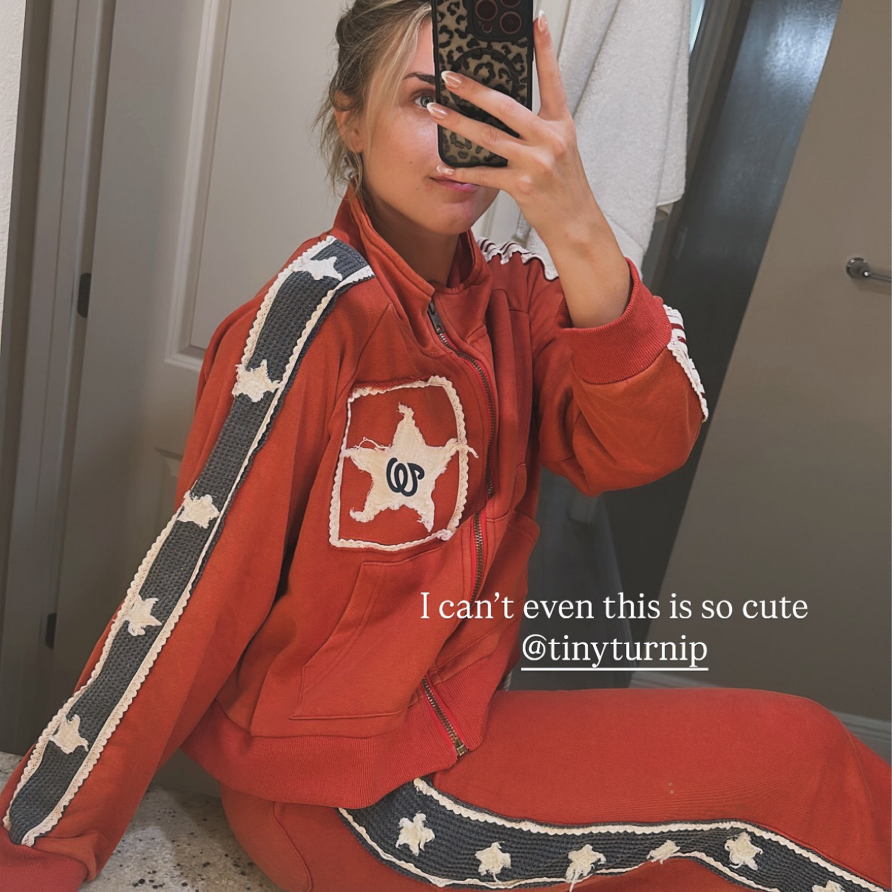 All American Sweatsuit Top - Tiny Turnip