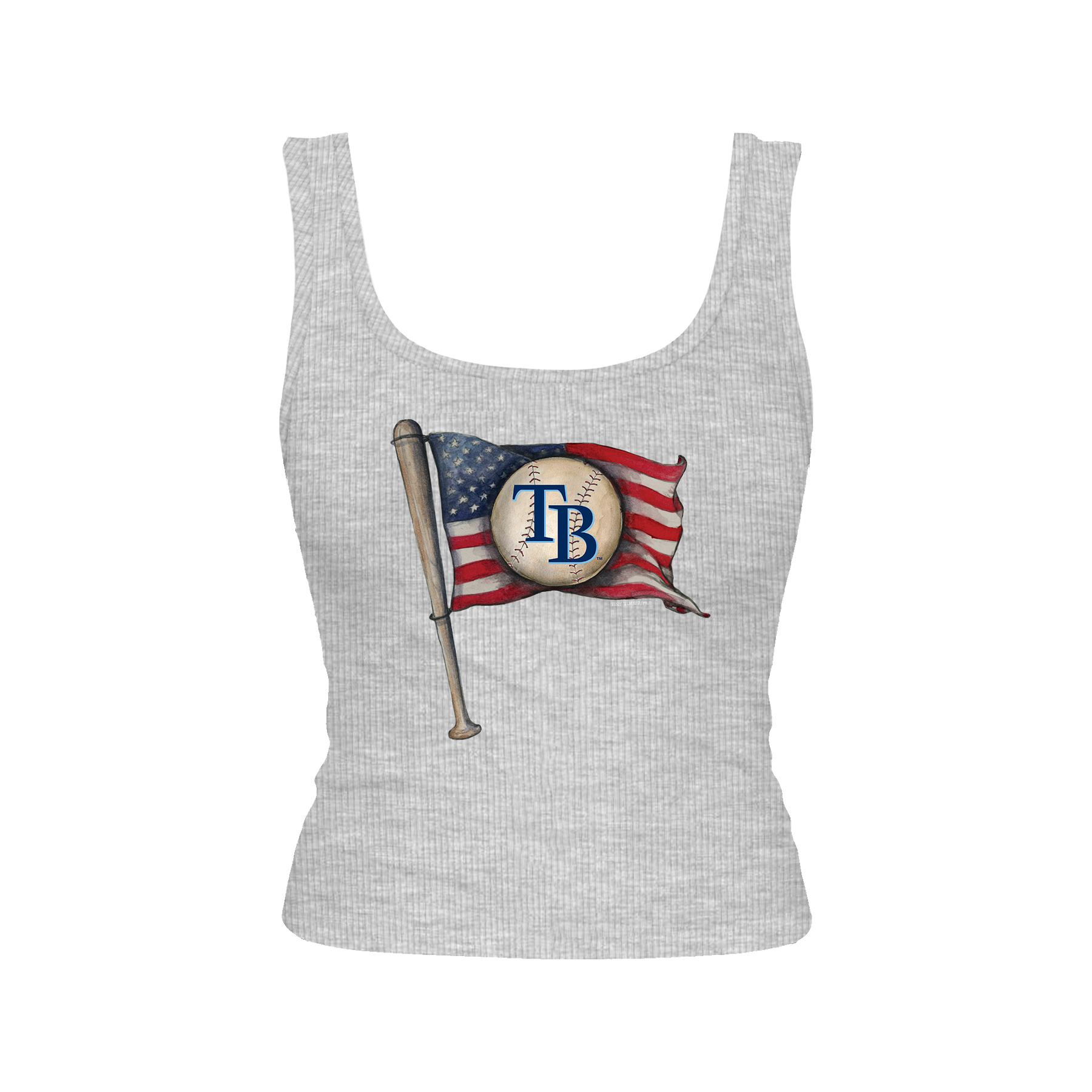 Tampa Bay Rays Baseball Flag Emmy Tank