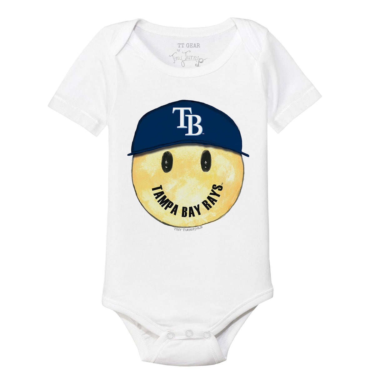 Tampa Bay Rays Smiley Short Sleeve Snapper