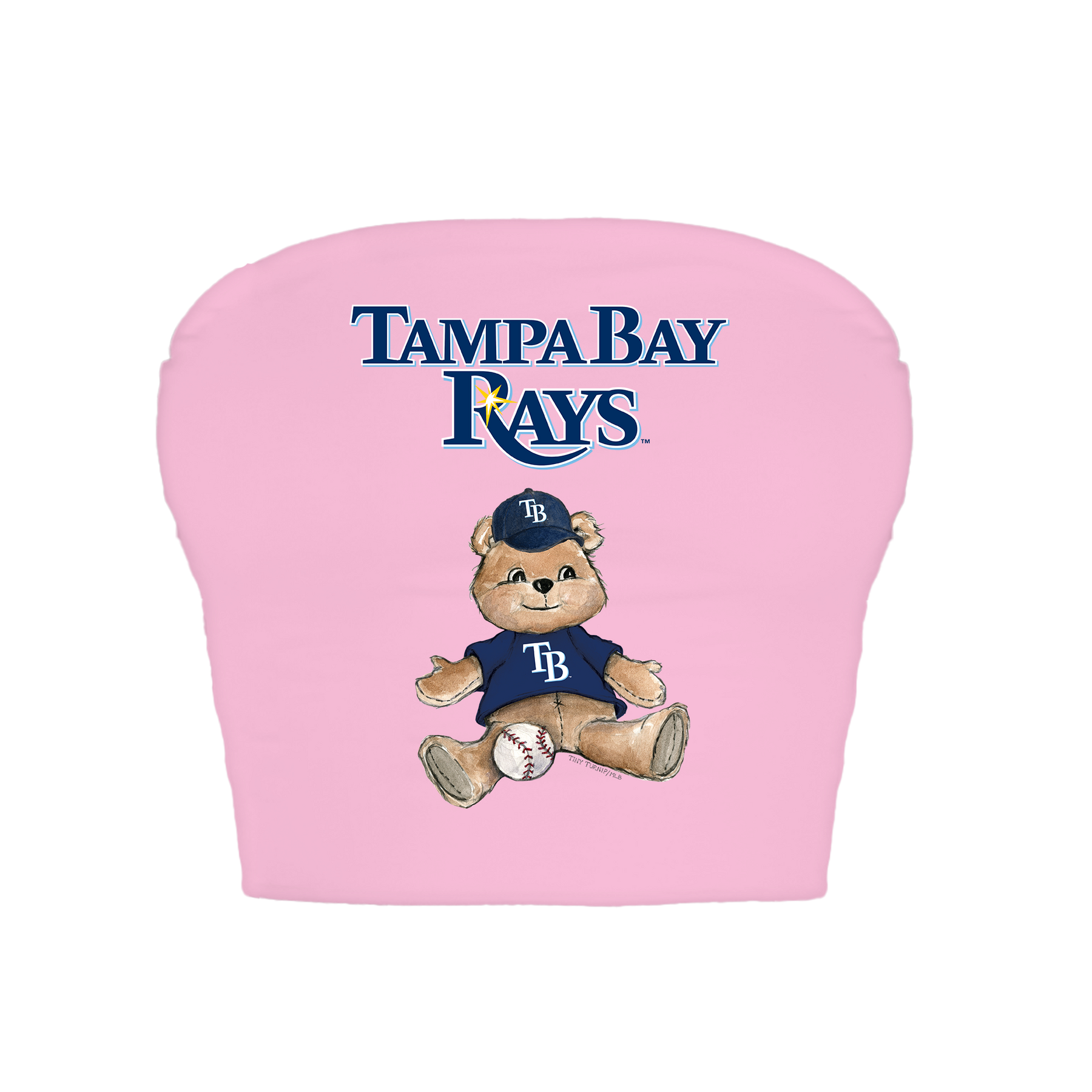 Tampa Bay Rays Teddy Crop Tube Top