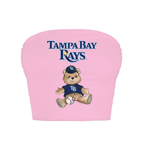 Tampa Bay Rays Teddy Crop Tube Top