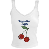 Tampa Bay Rays Cherry Lace Tank