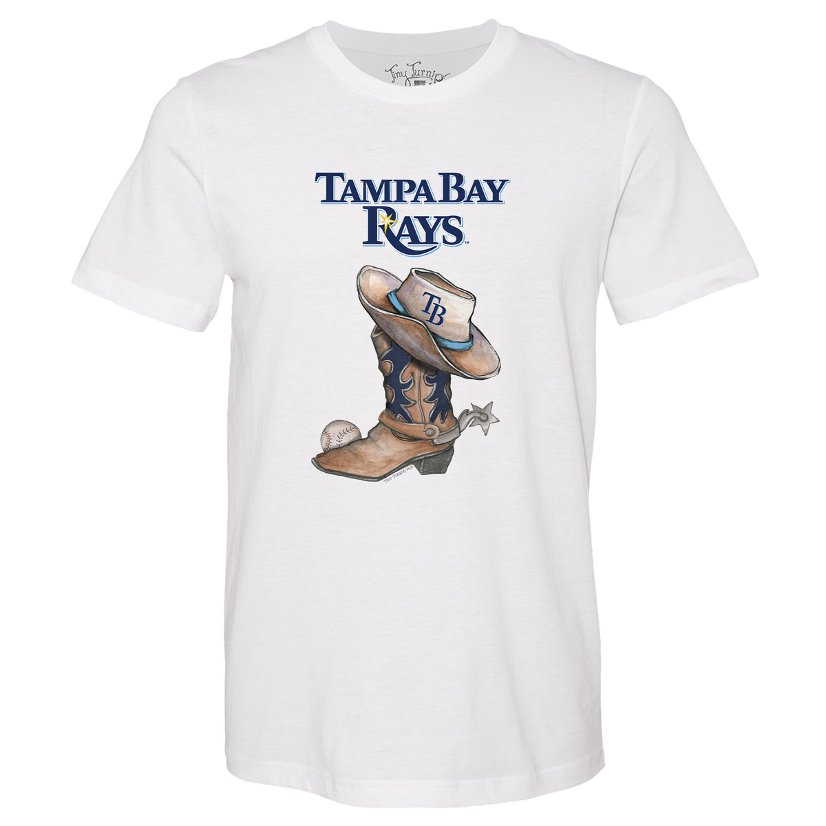 Tampa Bay Rays Cowboy Boot Unisex Tee Shirt