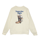 Tampa Bay Rays Cowboy Boot Crewneck Sweatshirt