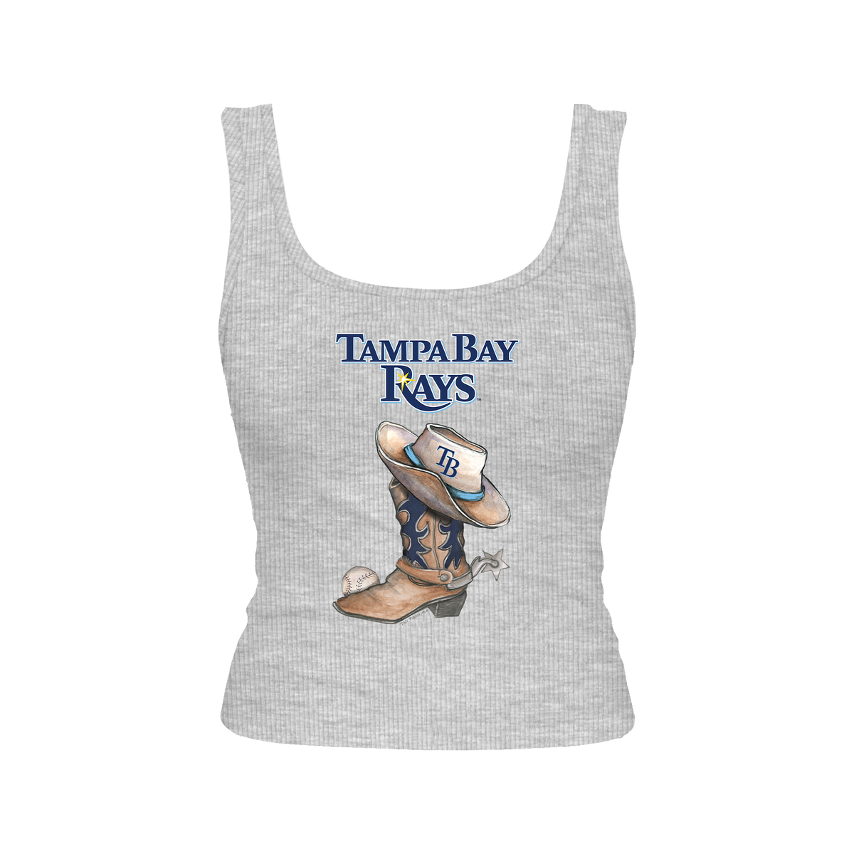 Tampa Bay Rays Cowboy Boot Emmy Tank