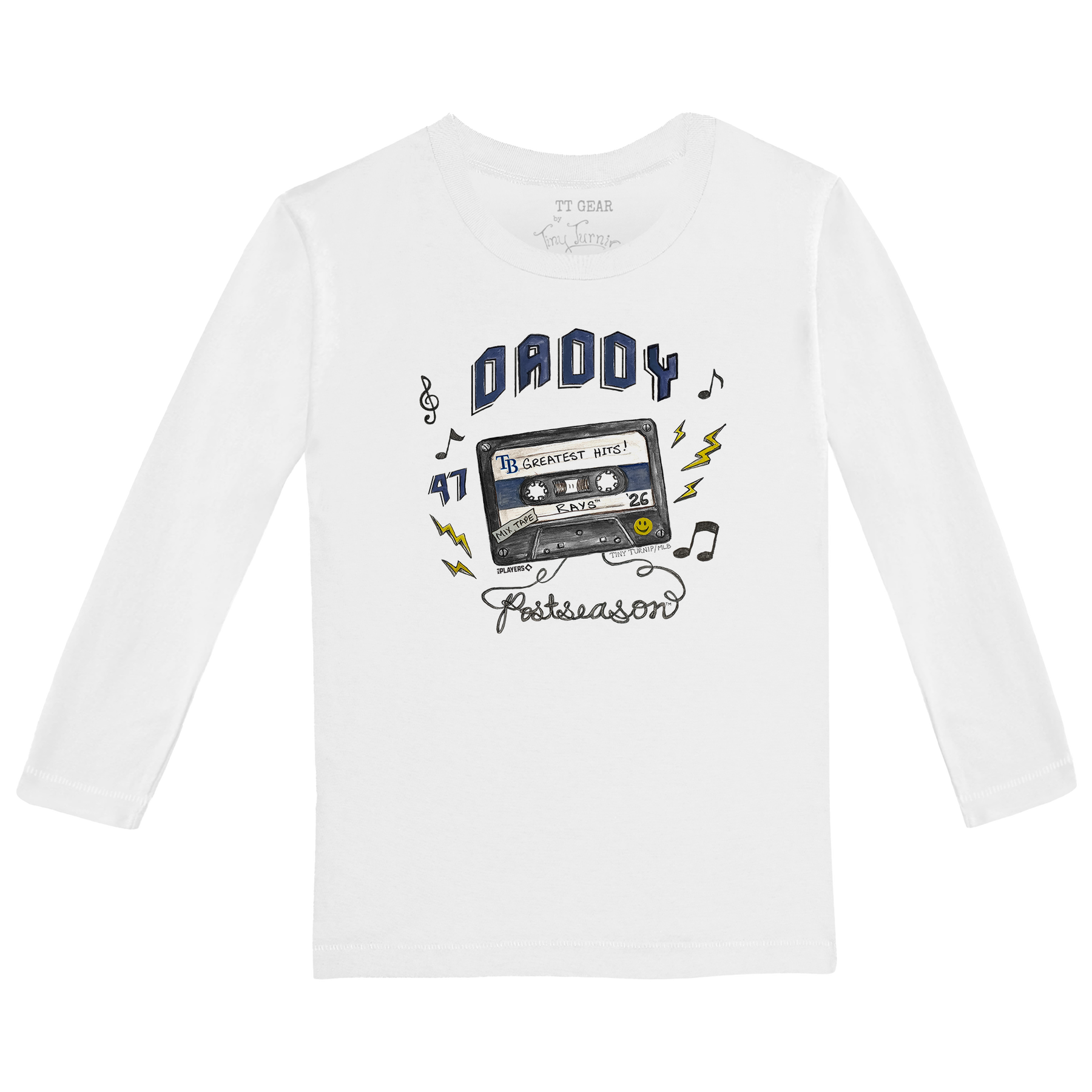 VIP Tampa Bay Rays Postseason '26 Kid's Long-Sleeve Tee Shirt - Tiny Turnip