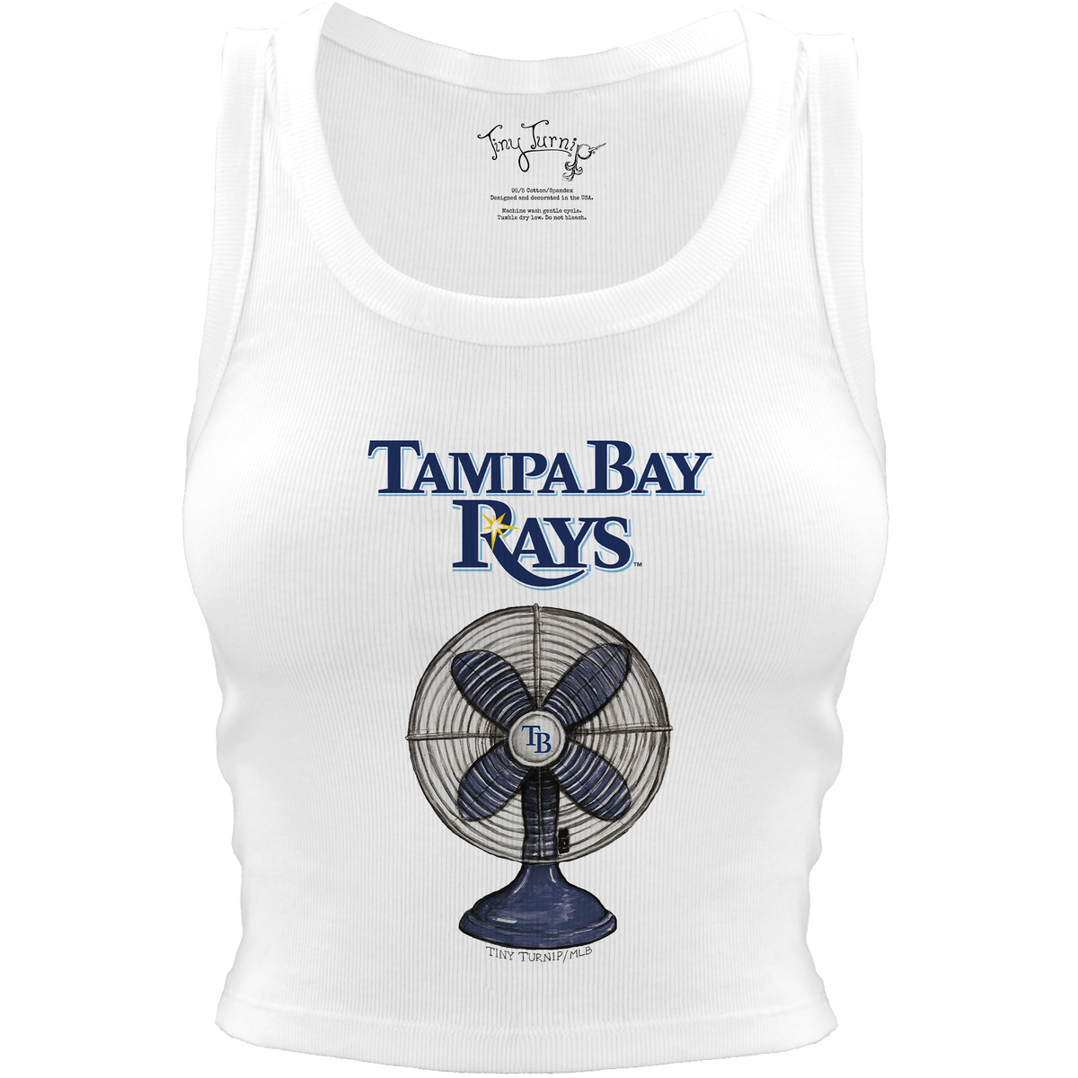Tampa Bay Rays Fan Crop Tank