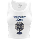 Tampa Bay Rays Fan Crop Tank