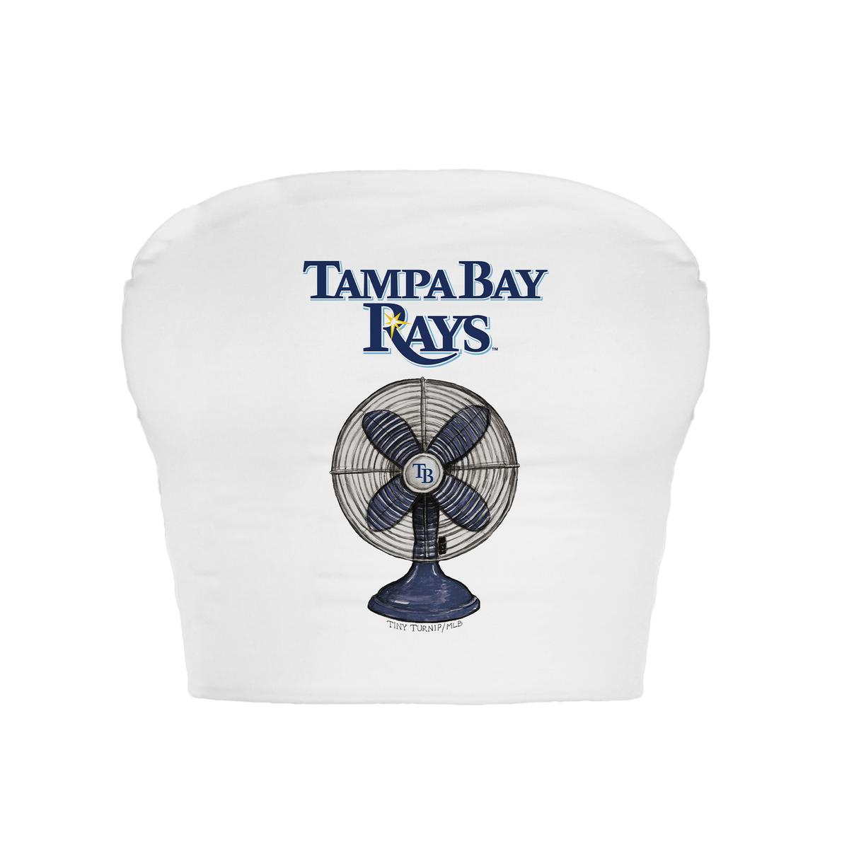 Tampa Bay Rays Fan Crop Tube Top