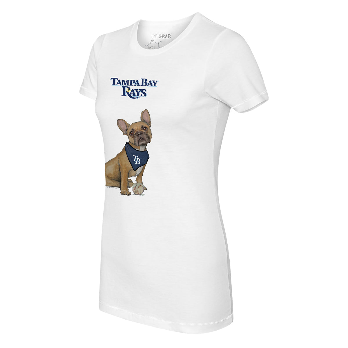 Tampa Bay Rays French Bulldog Tee Shirt