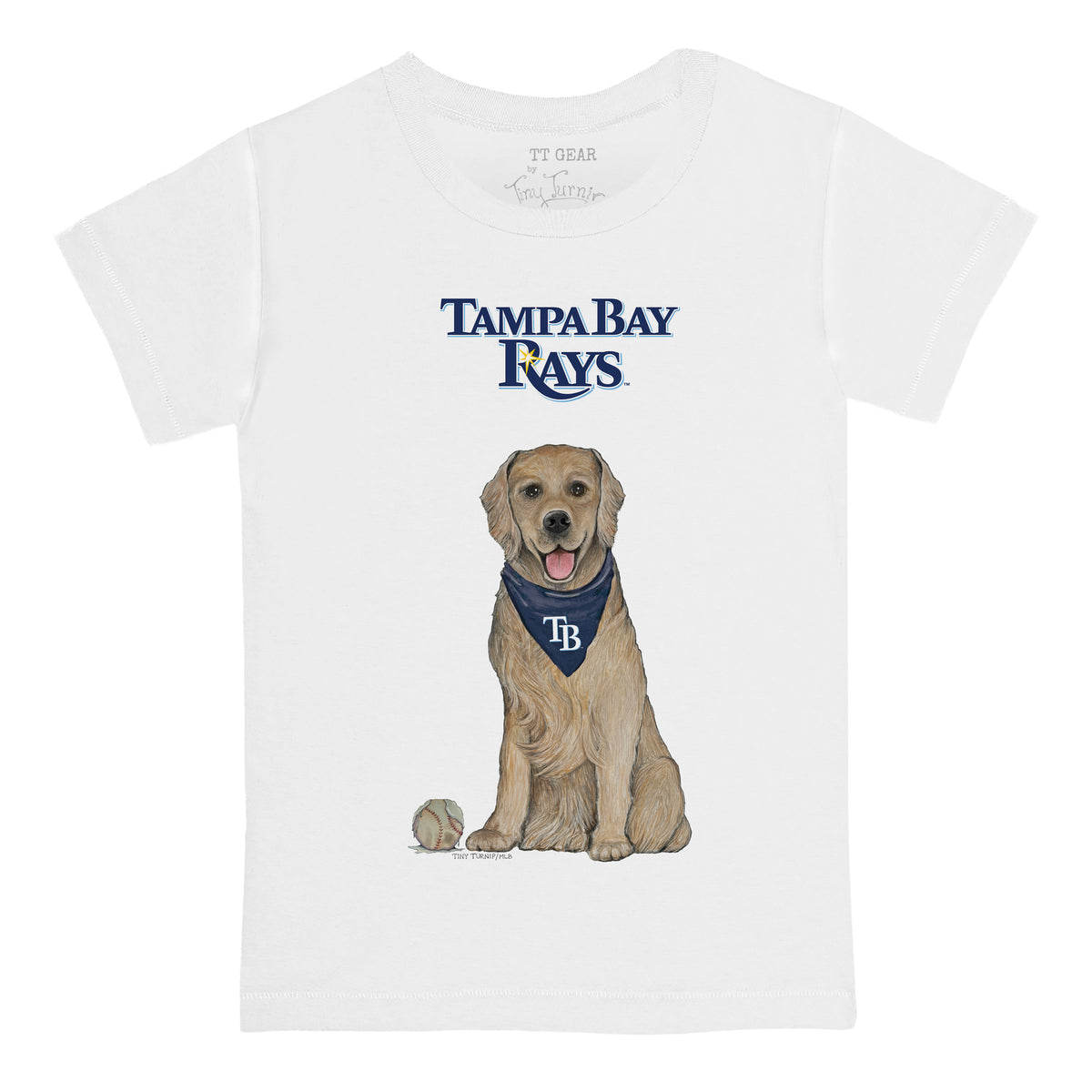 Tampa Bay Rays Golden Retriever Tee Shirt