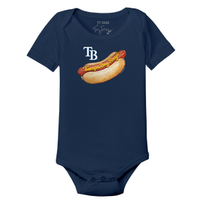 Tampa Bay Rays Hot Dog Short Sleeve Snapper