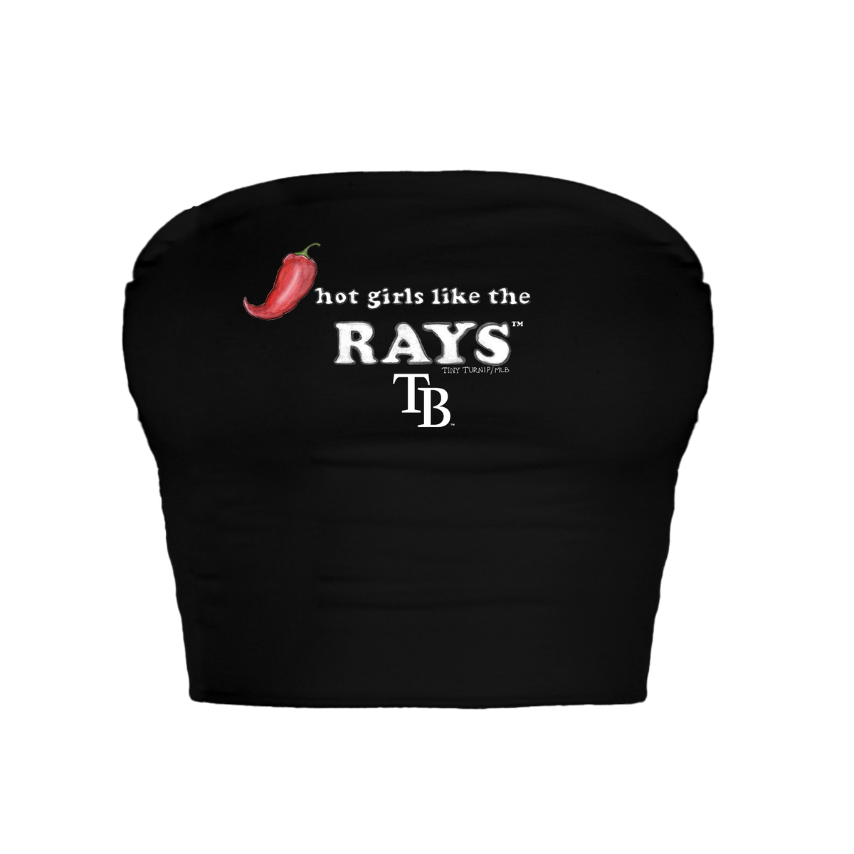 Tampa Bay Rays Hot Girls Crop Tube Top