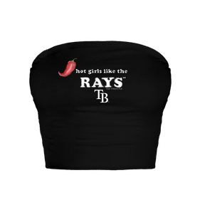 Tampa Bay Rays Hot Girls Crop Tube Top