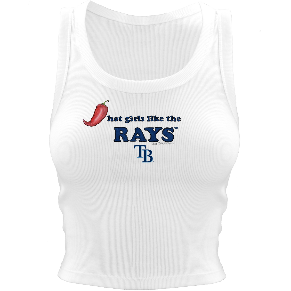 Tampa Bay Rays Hot Girls Crop Tank
