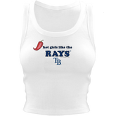 Tampa Bay Rays Hot Girls Crop Tank