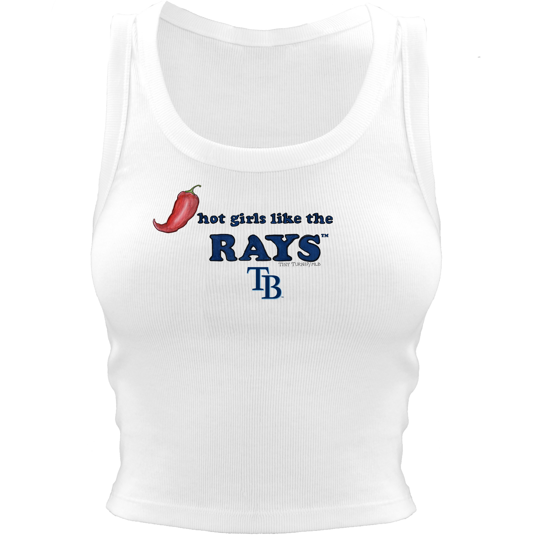Tampa Bay Rays Hot Girls Crop Tank
