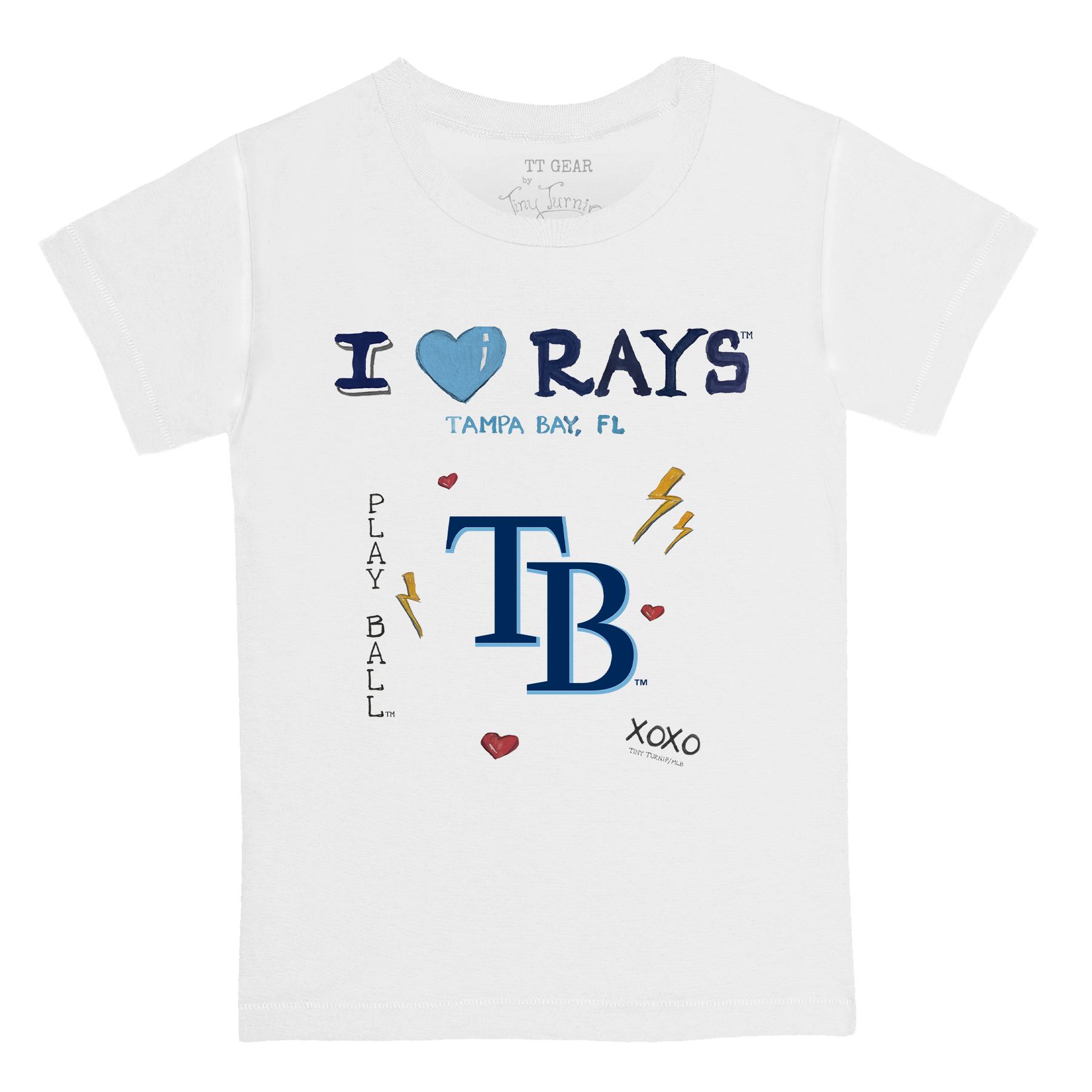 I Heart Rays Kid's Tee Shirt - Tiny Turnip