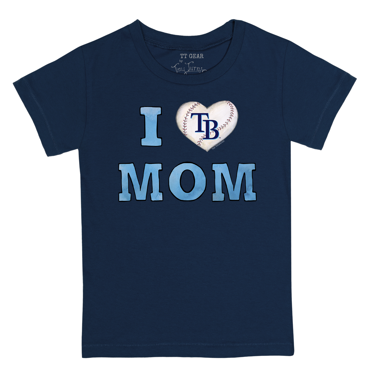 Tampa Bay Rays I Love Mom Tee Shirt