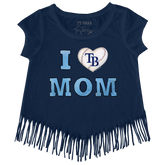 Tampa Bay Rays I Love Mom Fringe Tee