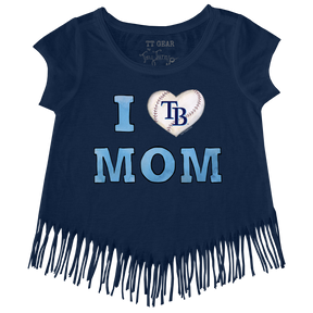 Tampa Bay Rays I Love Mom Fringe Tee