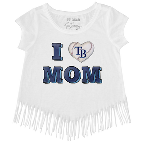 Tampa Bay Rays I Love Mom Fringe Tee