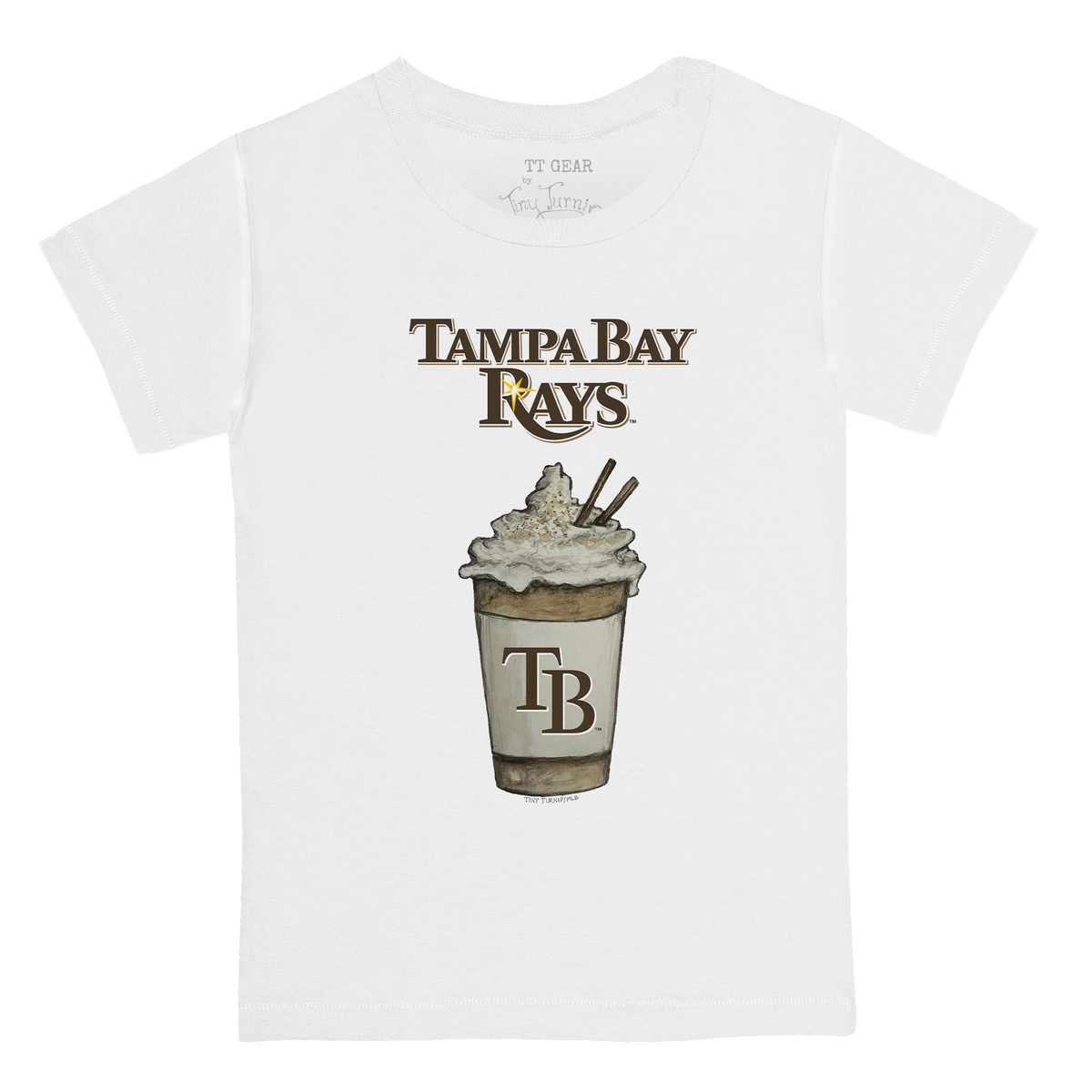Tampa Bay Rays Latte Kid's Tee Shirt