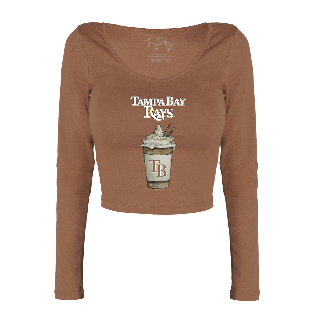 Tampa Bay Rays Latte Women's Lucy Long Sleeve