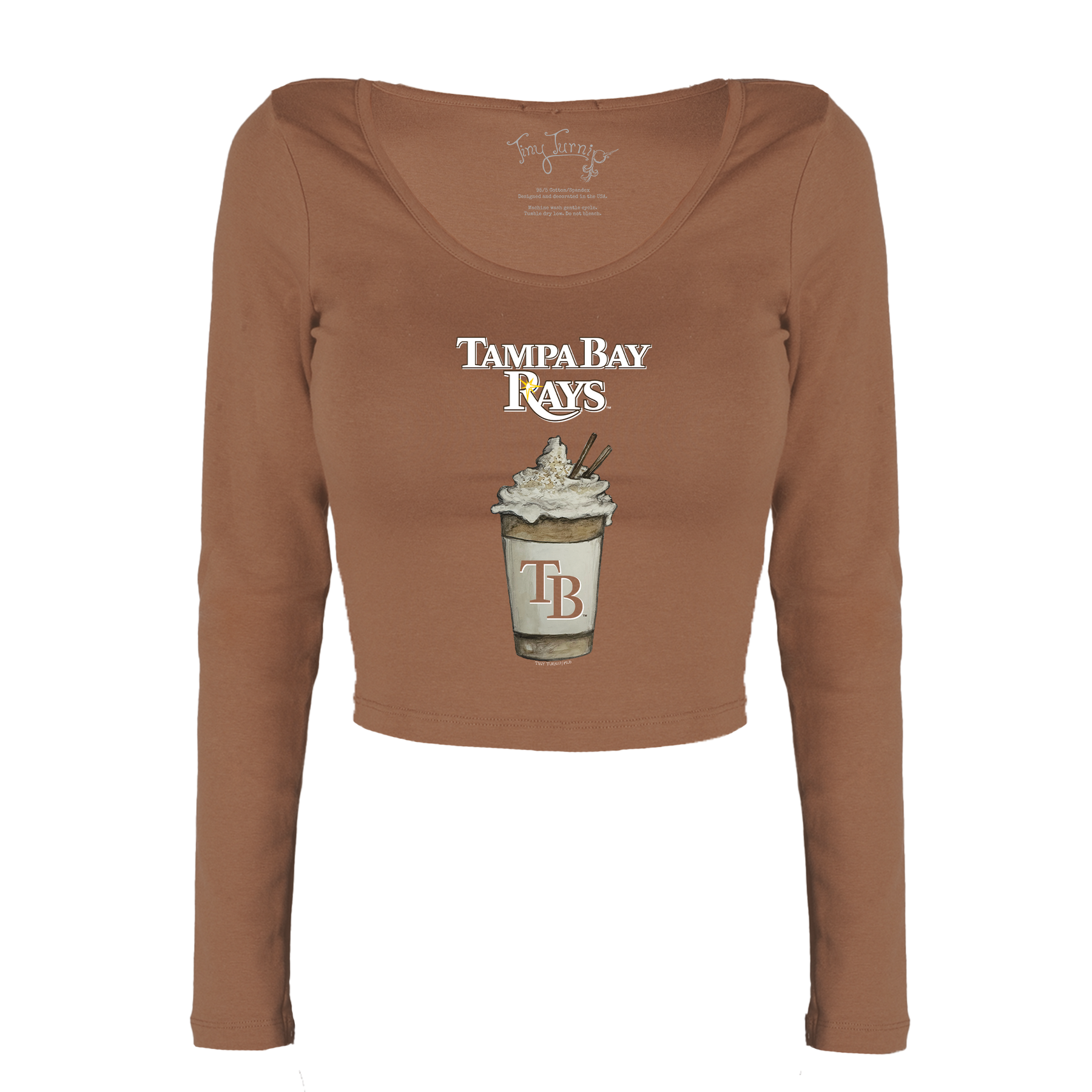 Tampa Bay Rays Latte Women's Lucy Long Sleeve