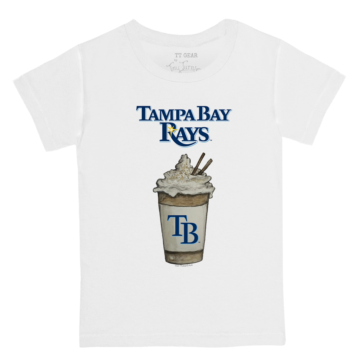 Tampa Bay Rays Latte Kid's Tee Shirt